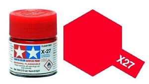 Tamiya Color X-27 Clear Red