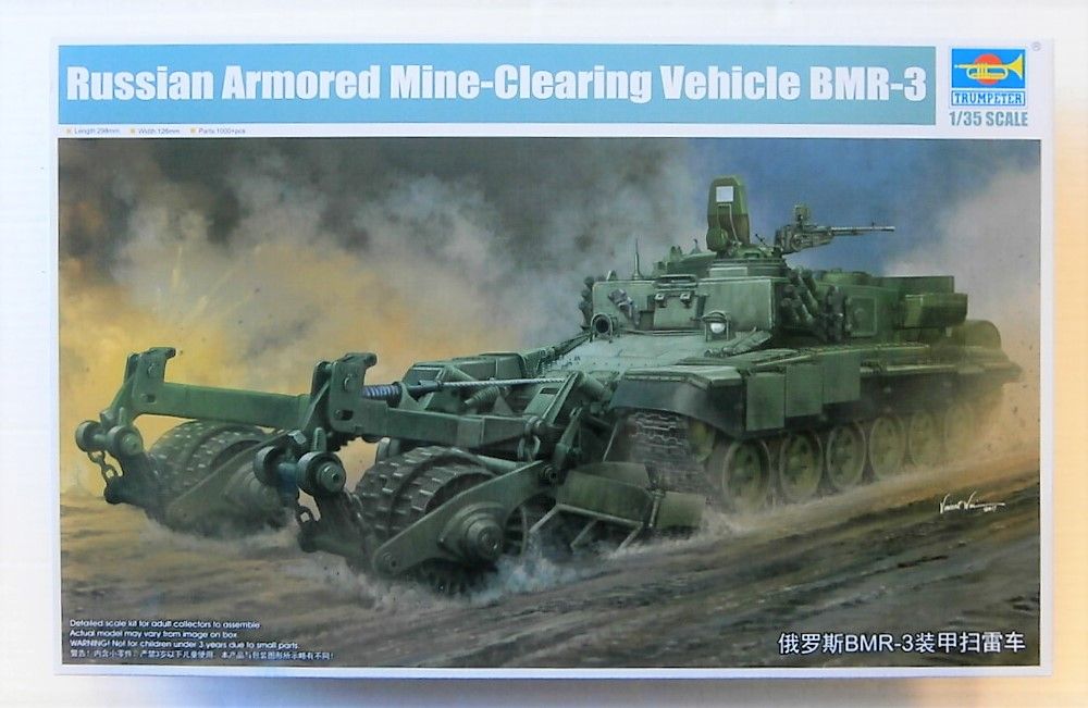 Russian Armored Mine-Clearing Vehicle BMR-3