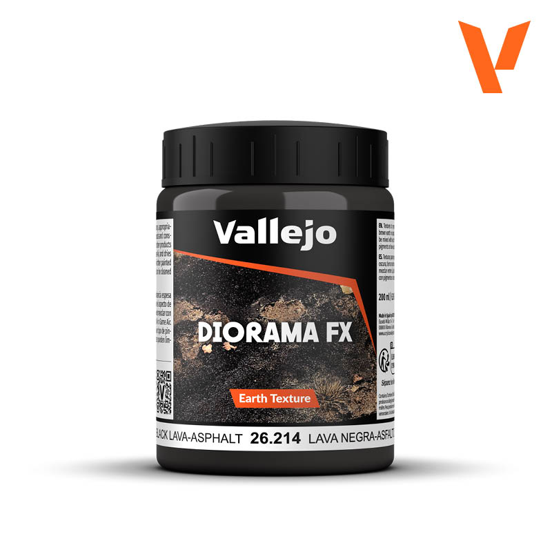 Vallejo 26.214 Diorama FX Black Lava-Asphalt 200ml