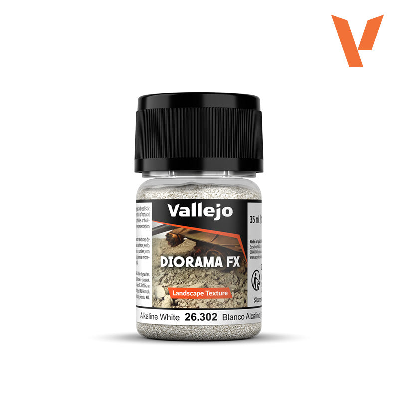 Vallejo 26.302 Diorama FX Landscape Texture Alcaline White 1-2mm 60g