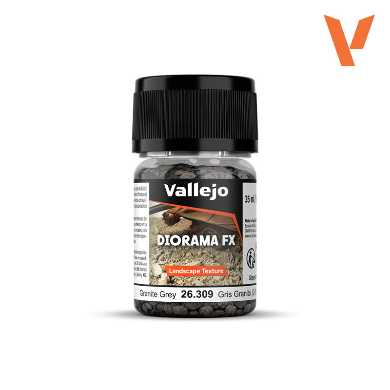 Vallejo 26.309 Diorama FX Landscape Texture Granite Grey 2-5mm 60g