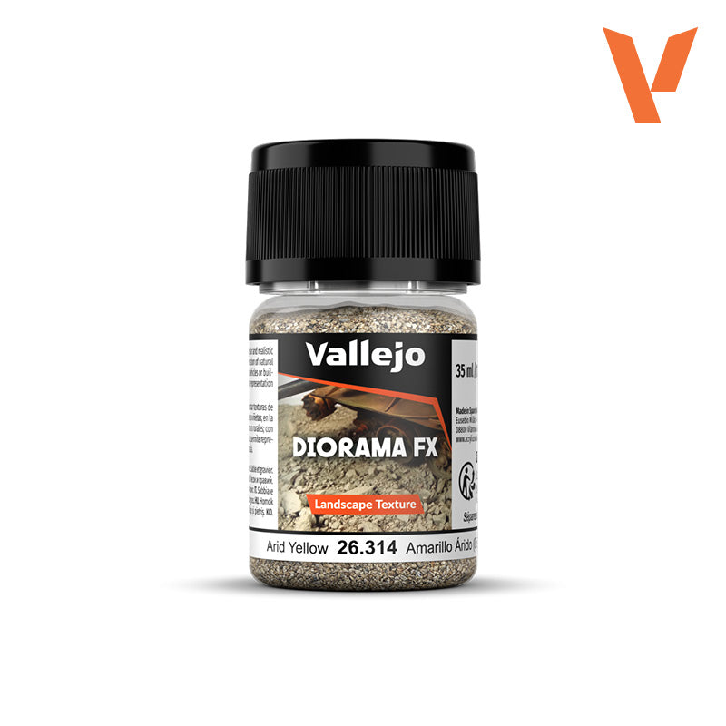 Vallejo 26.314 Diorama FX Landscape Texture Arid Yellow 0,5-2mm 60g