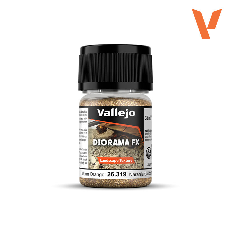 Vallejo 26.319 Diorama FX Landscape Texture Warm Orange 0,1-0,6mm 60g