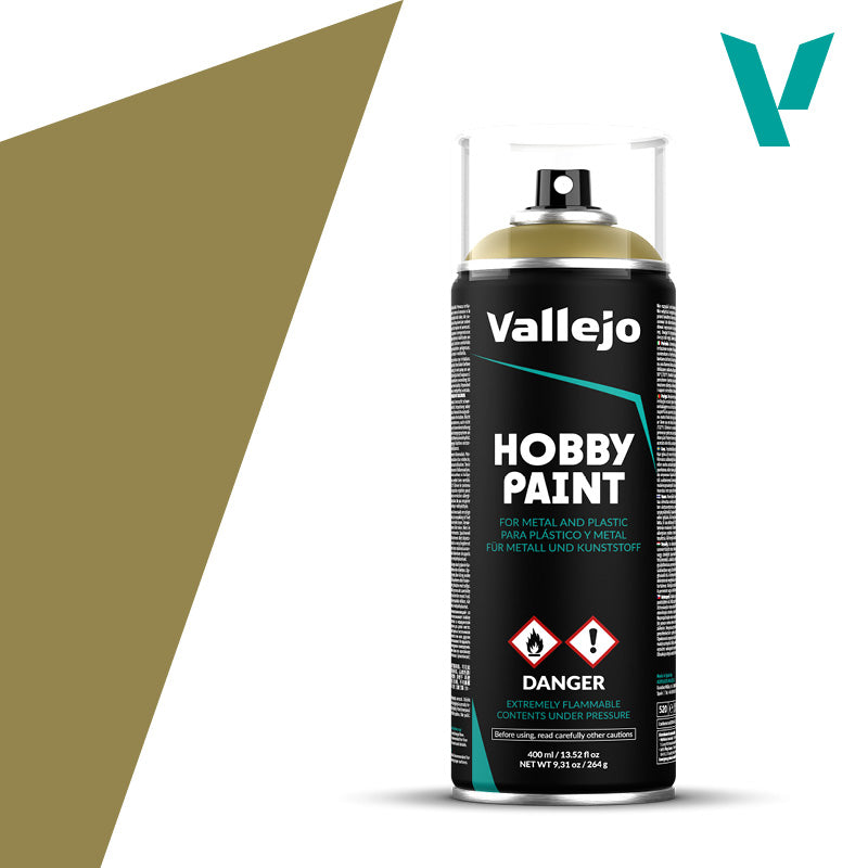 Vallejo 28001 Spray Hobby Paint Primer Panzer Yellow 400ml