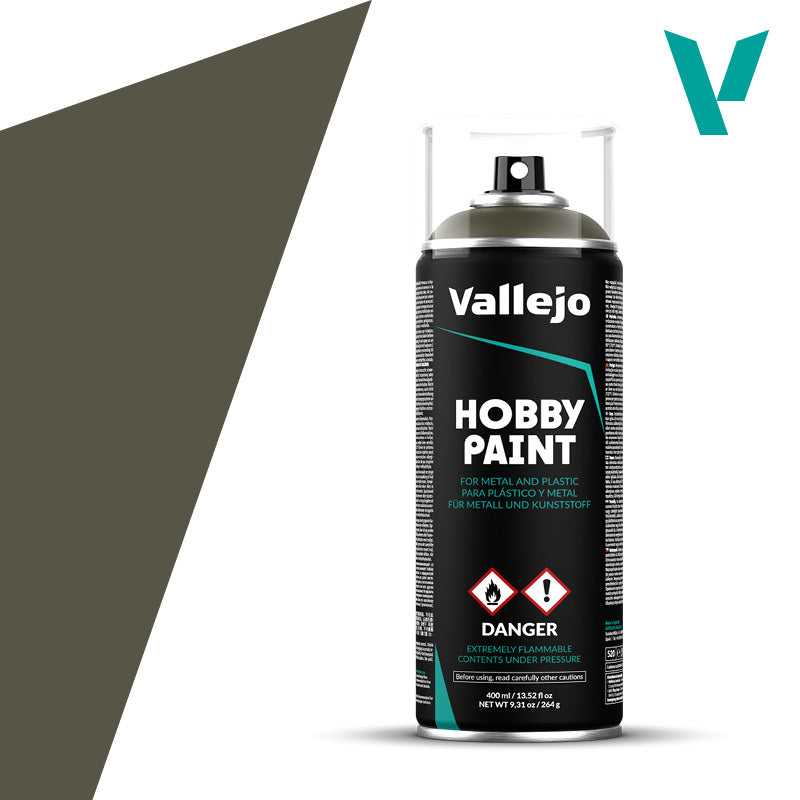Vallejo 28003 Spray Hobby Paint Primer Russian Green 4BO 400ml