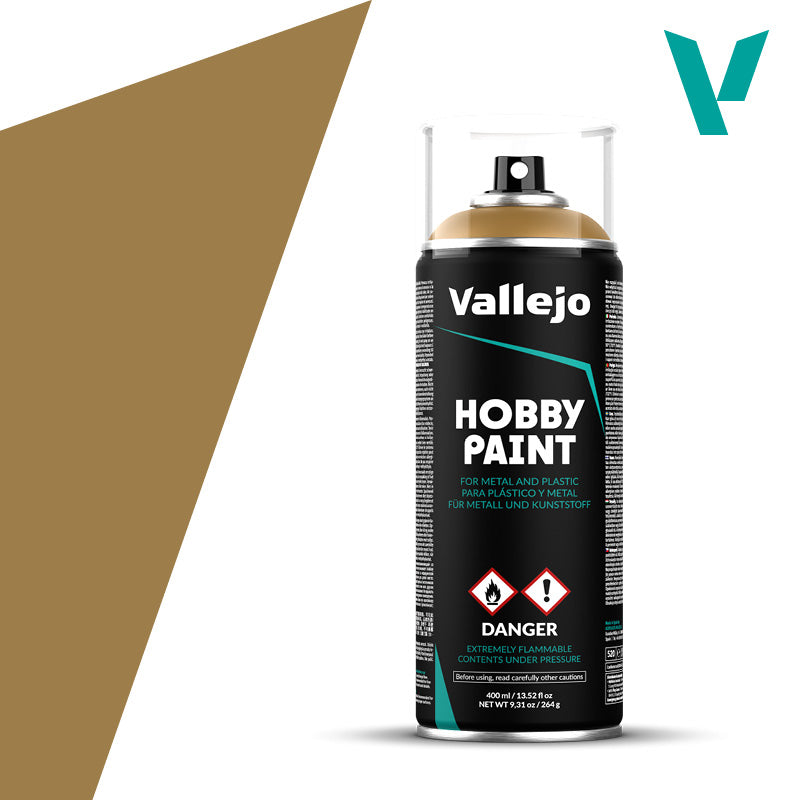 Vallejo 28015 Spray Hobby Paint Fantasy Desert Yellow 400ml