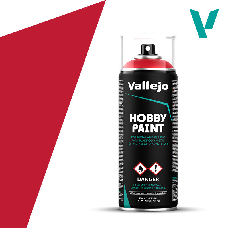 Vallejo 28023 Spray Hobby Paint Fantasy Bloody Red 400ml