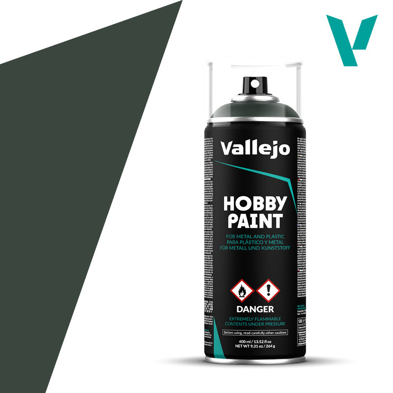 Vallejo 28026 Spray Hobby Paint Fantasy Dark Green 400ml