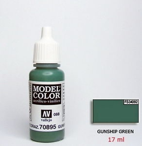 Vallejo 70895 Gunship Green. FS34092.