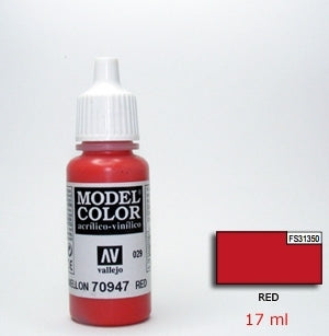 Vallejo 70947 Dark Vermillion. FS31350 - RAL3000. (29)