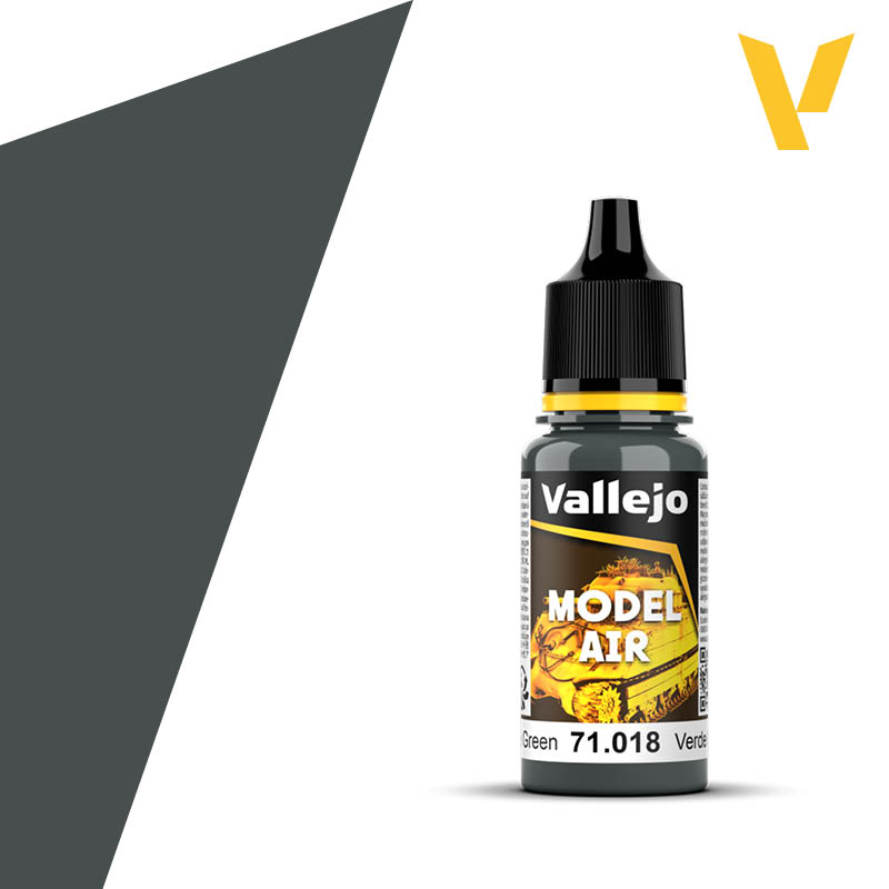 Vallejo 71018 Black Green 18ml. FS36081-RAL7026