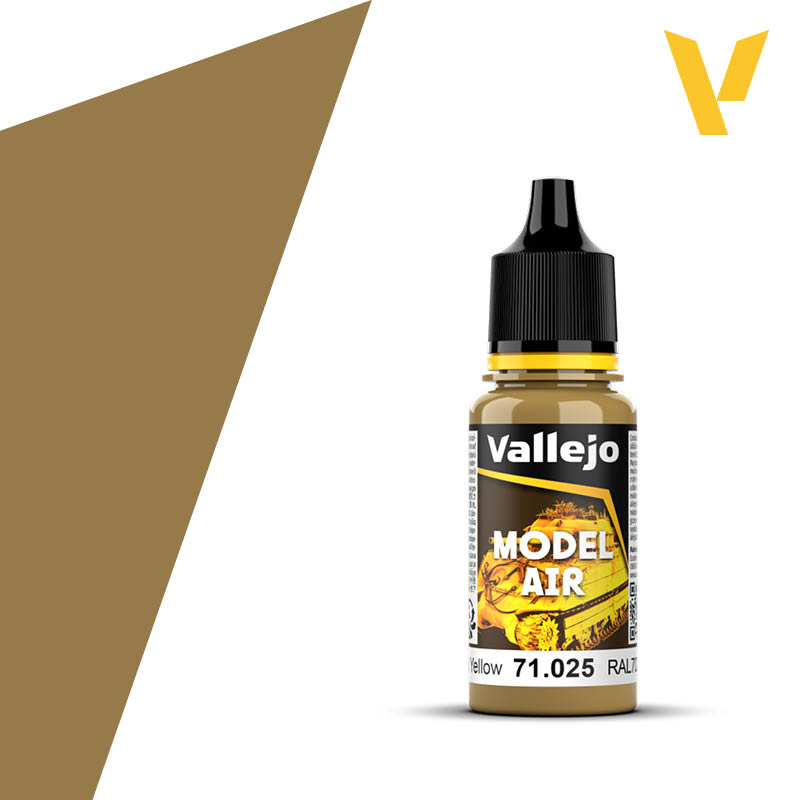 Vallejo 71025 Dark Yellow. FS33440-RAL7028 18ml.