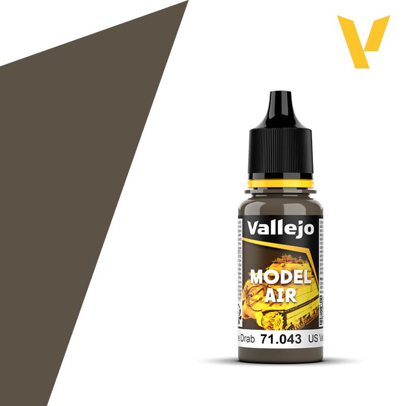 Vallejo 71043 US Olive Drab 18ml. FS34087