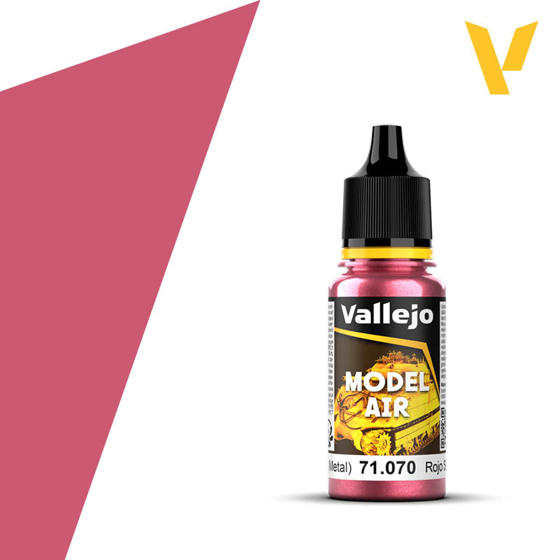 Vallejo 71070 Signal Red (Metallic) 18ml.