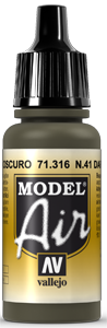 Vallejo 71316 N41 Dark Olive Drab