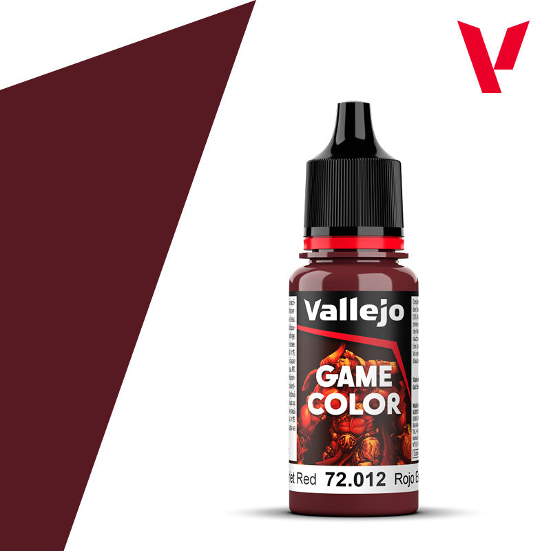 Vallejo 72012 Scarlett Red 18ml.