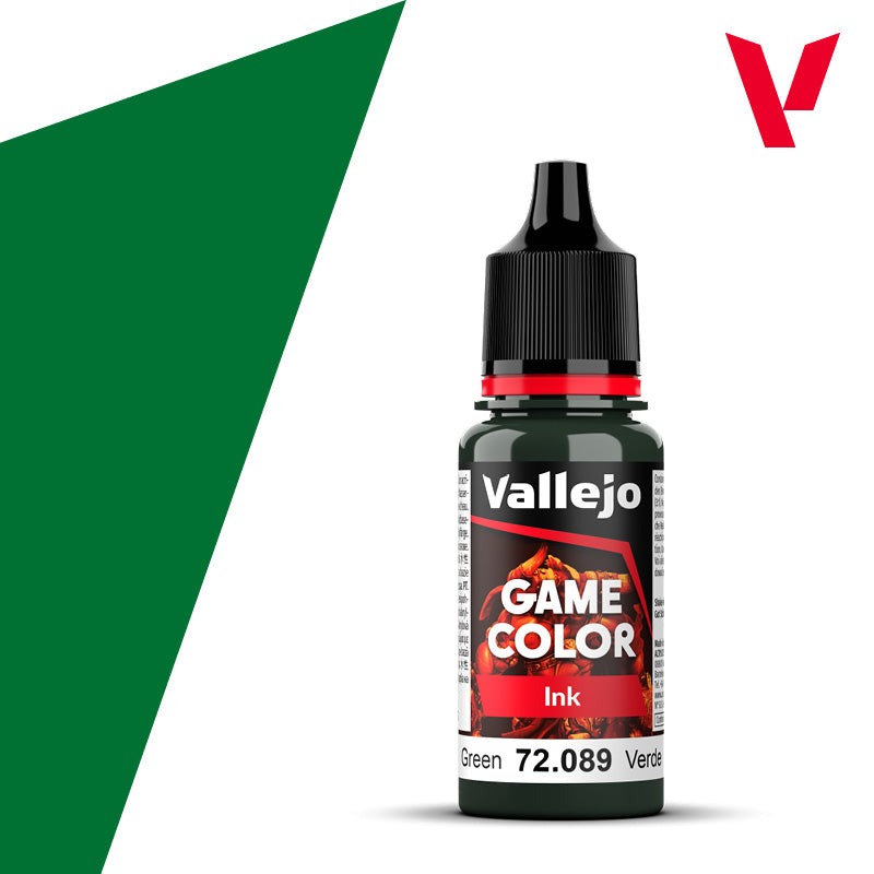 Vallejo 72089 Green Ink 18ml (117)