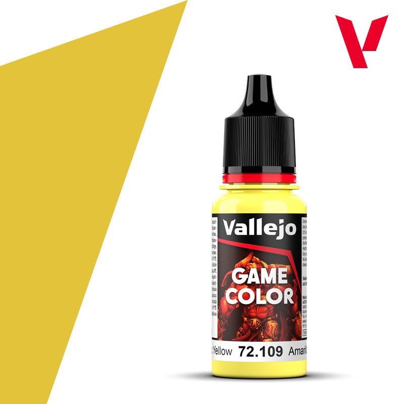 Vallejo 72109 Toxic Yellow 18ml. (12)