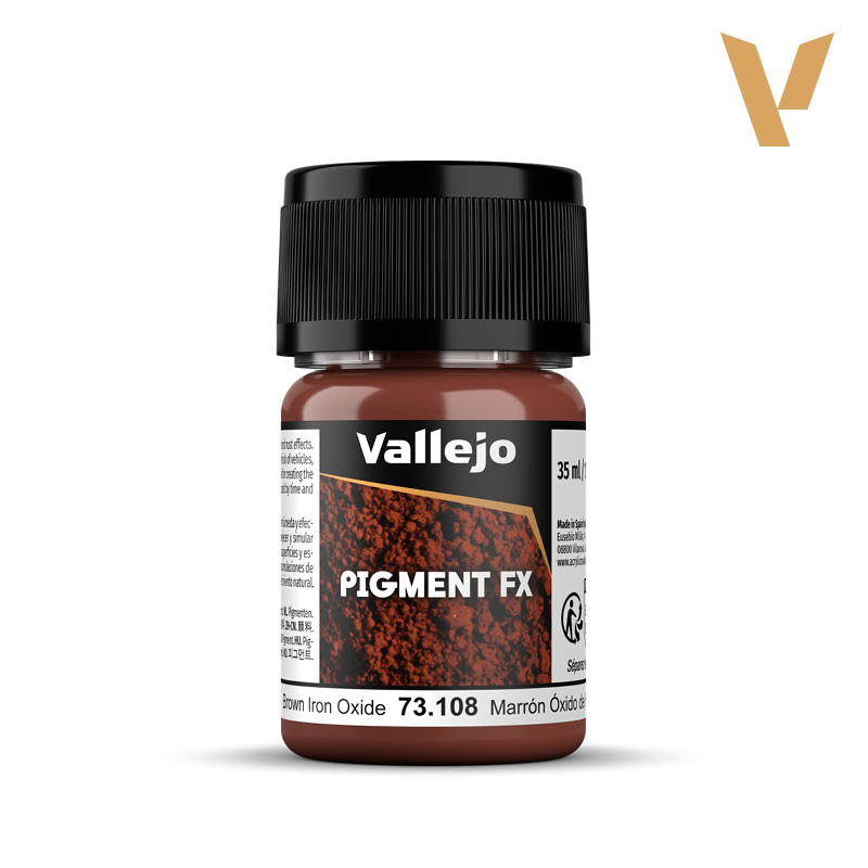Vallejo Pigment FX 73108 Brown Iron Oxide 35ml.