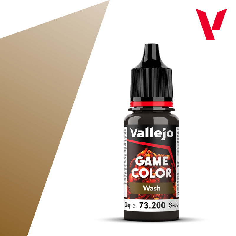 Vallejo 73200 Wash Sepia 18ml. (87)