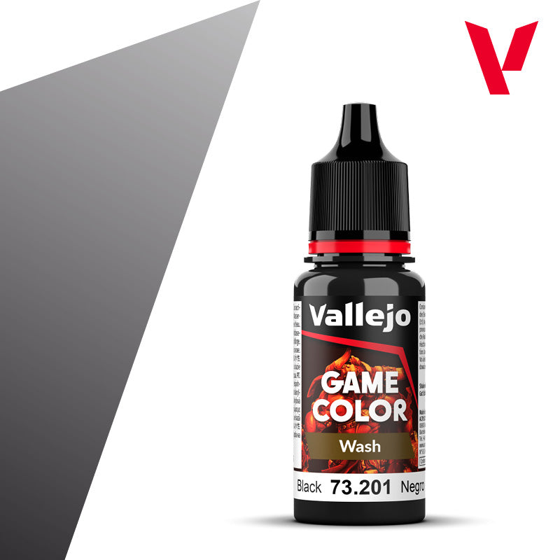 Vallejo 73201 Wash Black Wash 18ml. (88)