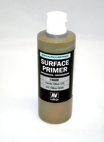 Vallejo 74.608 Primer USA Olive Drab 200ml