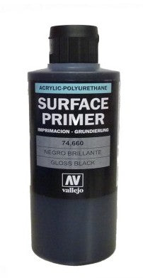 Vallejo 74.660 Primer Gloss Black 200ml