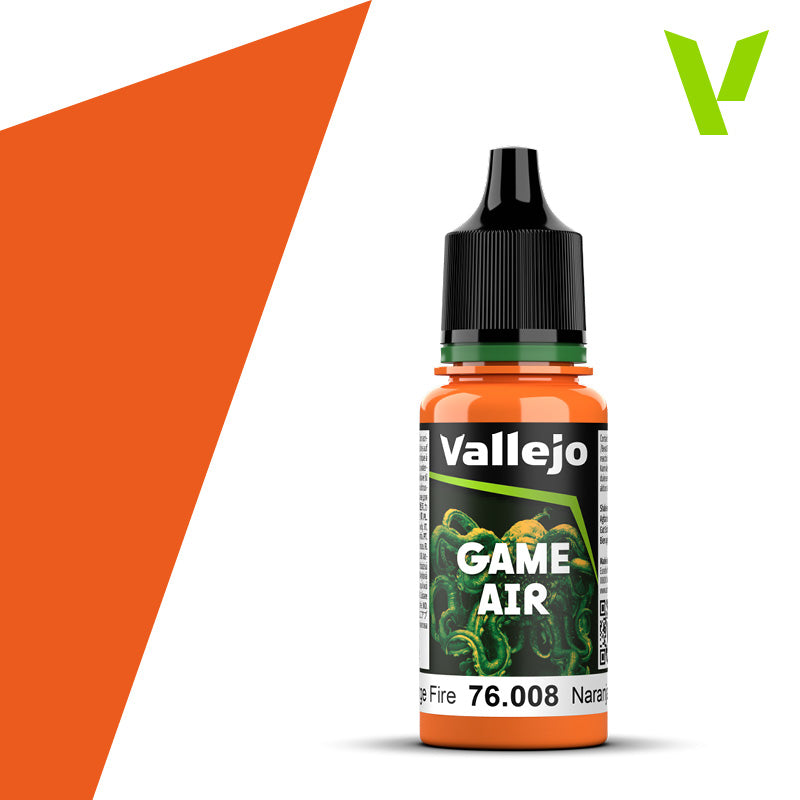 Vallejo 76008 Orange Fire18ml.