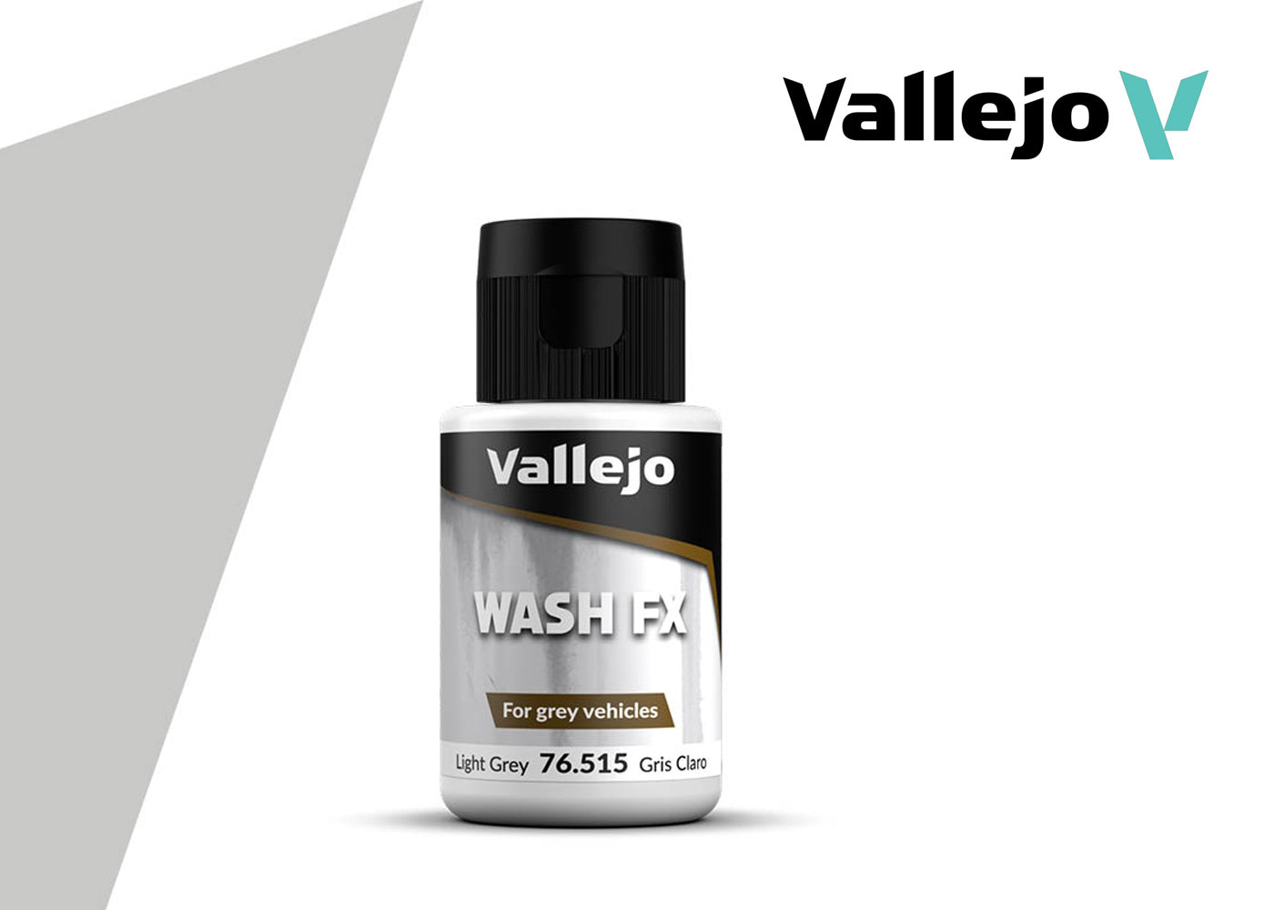 Vallejo 76515 Wash FX Light Grey 35ml