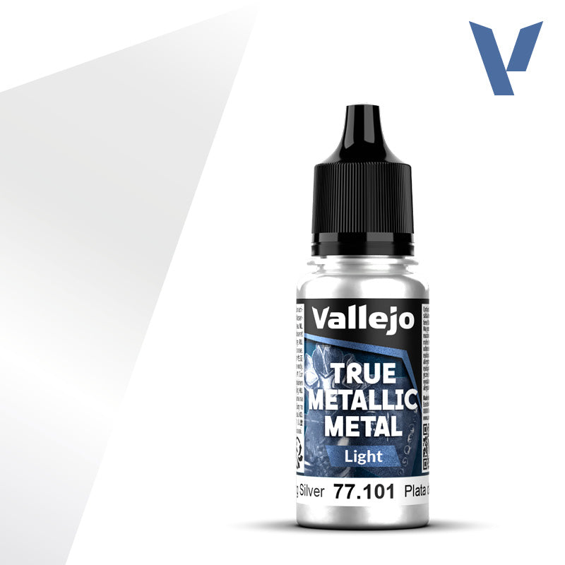 Vallejo 77101 Sterling Silver.  True Metallic Metal Light