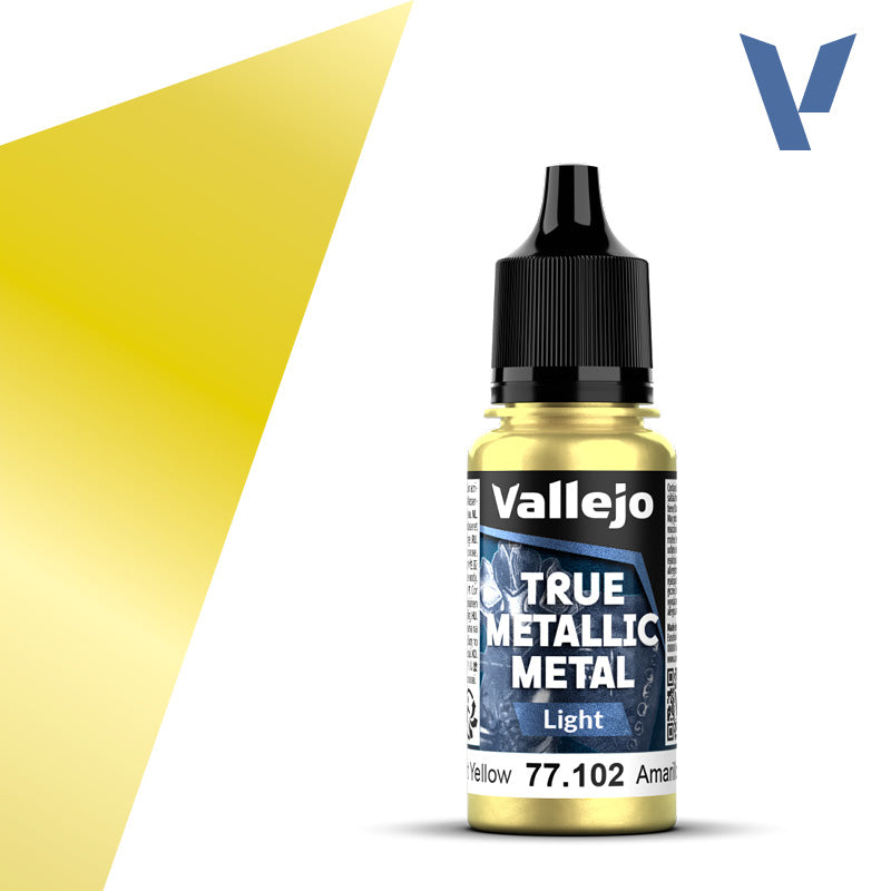 Vallejo 77102 Radiant Yellow.  True Metallic Metal Light