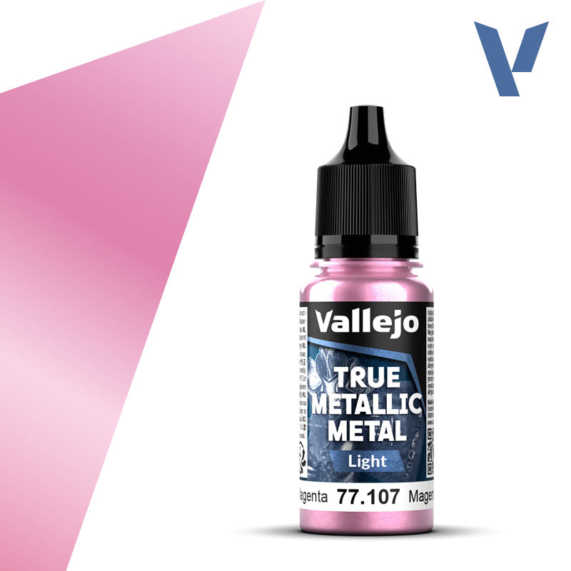 Vallejo 77107 Crimson Magenta.  True Metallic Metal Light