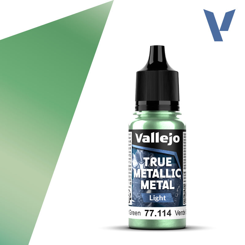Vallejo 77114 Dusken Green.  True Metallic Metal Light
