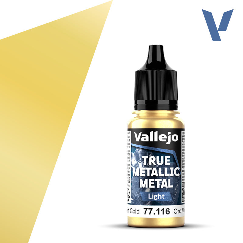 Vallejo 77116 Greenish Gold.  True Metallic Metal Light