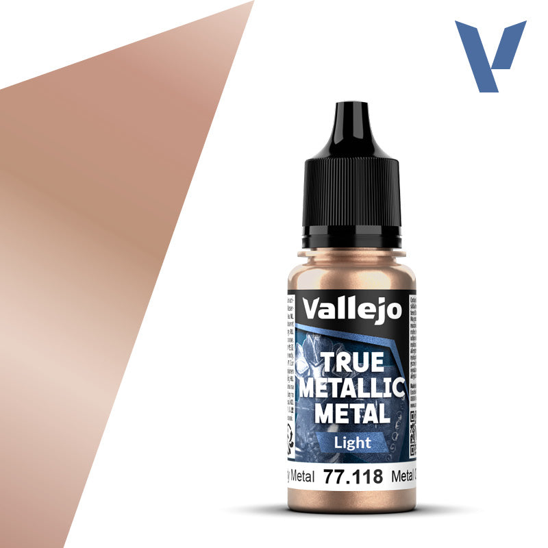 Vallejo 77118 Rusty Metal.  True Metallic Metal Light