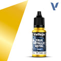 Vallejo 77122 Radiant Yellow.  True Metallic Metal Base