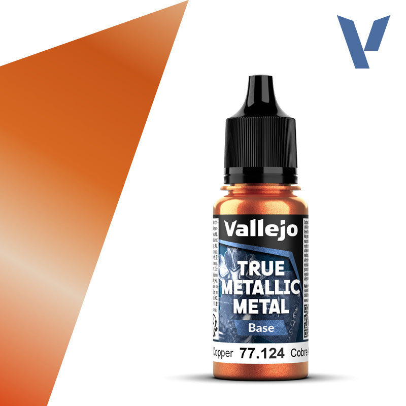 Vallejo 77124 Ancient Copper.  True Metallic Metal Base