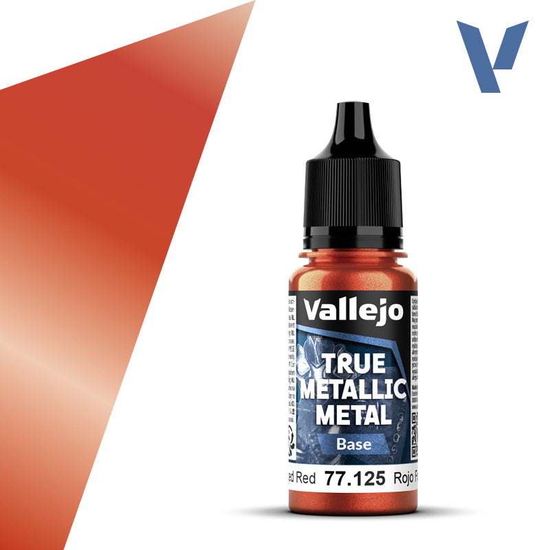 Vallejo 77125 Forged Red.  True Metallic Metal Base