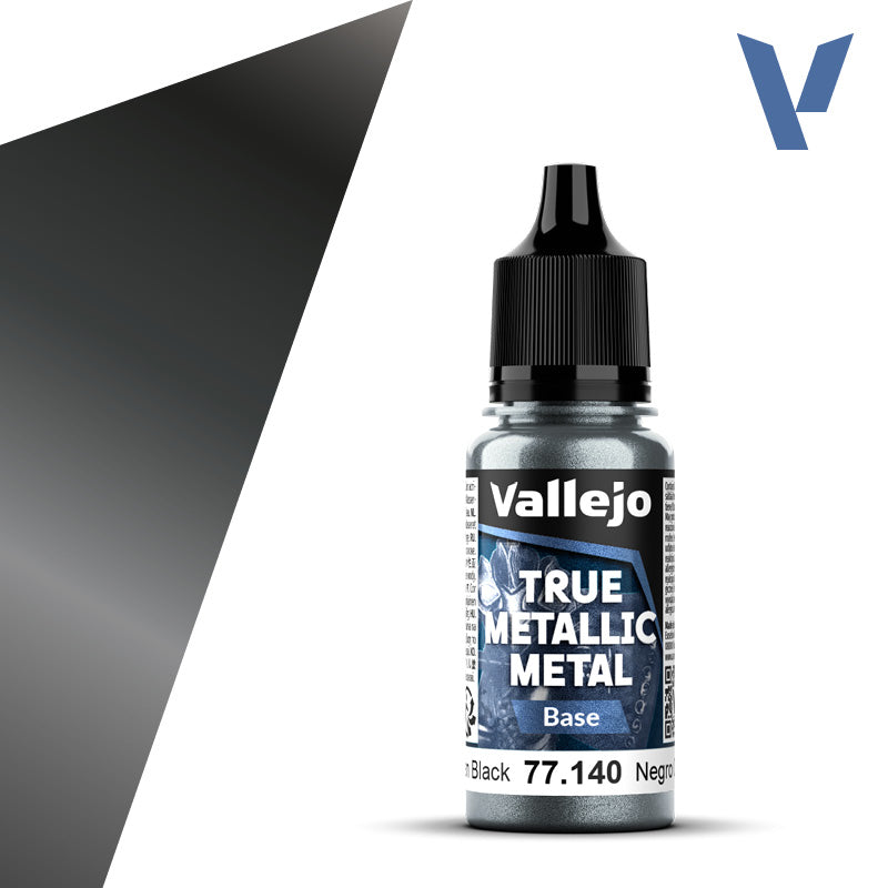 Vallejo 77140 Obsidian Black.  True Metallic Metal Base