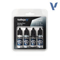 Vallejo 77251 Sterling Silver Paint Set.  True Metallic Metal