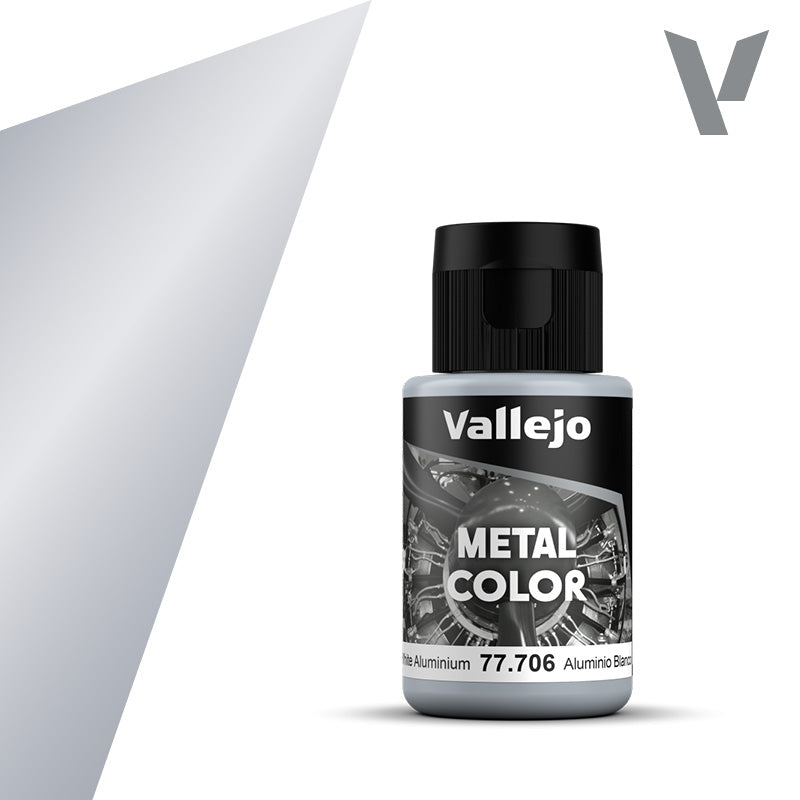 Vallejo Metal Color 77706 White Aluminium