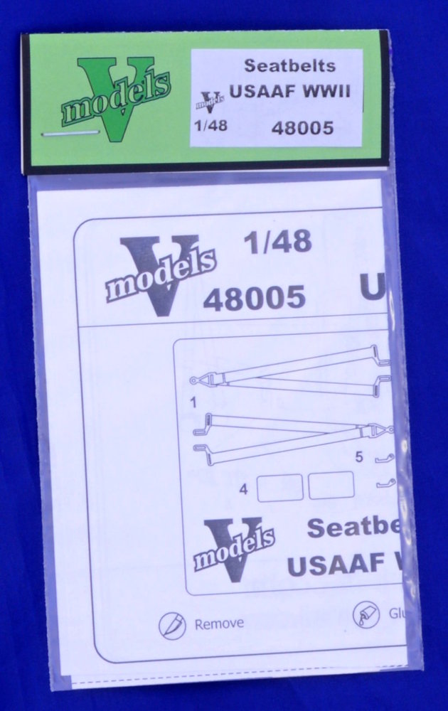 V models Seatbelts USAAf WWII 1/48.