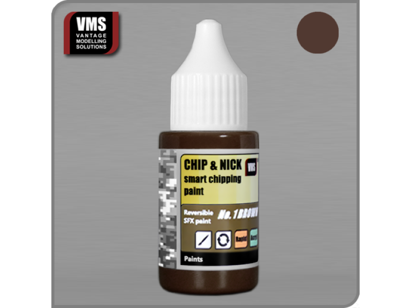 VMS CHIP & NICK Smart Chipping Paint No.1 Brown