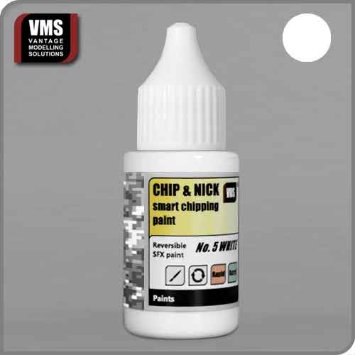 VMS CHIP & NICK Smart Chipping Paint No.5 White