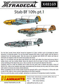 Xtradecal X48169 Messerschmitt Bf 109 Stab Pt 1