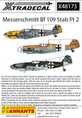 Xtradecal X48173 Messerschmitt Bf 109 Stab Pt 2