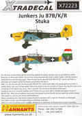 Xtradecal X72223 Junkers Ju 87B / K / R Stuka