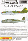 Xtradecal X72245 Tupolev SB-2 / Avia B.71
