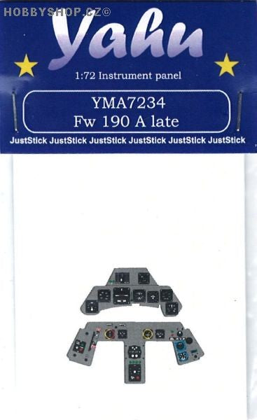 Fw 190 A Late Instrument panel 1/72