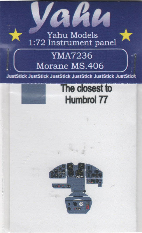 Morane MS.406 Instrument panel 1/72